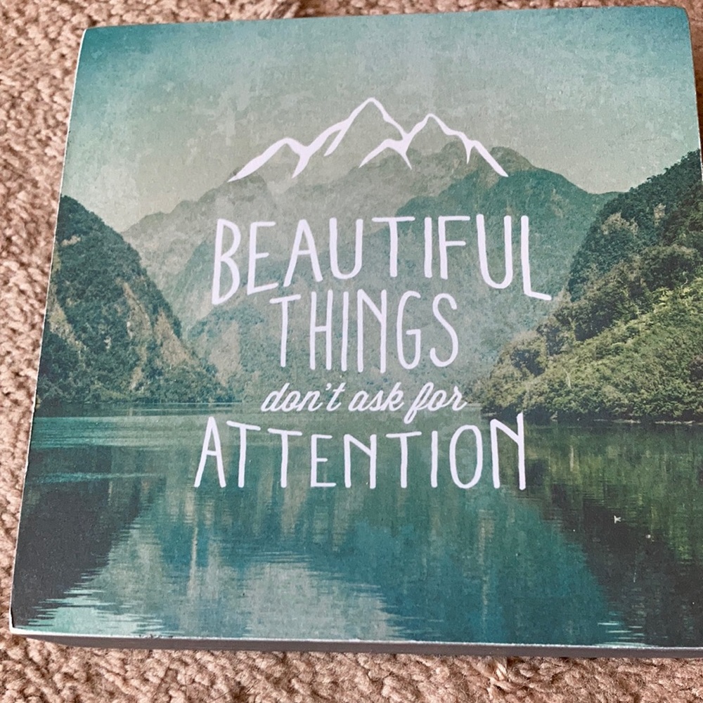 Decorative wooden sign